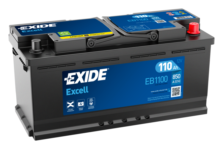 EXIDE EXCELL Akkumulátor, szgk EB1100